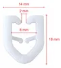rewagi® 100x prowadnice T + 8 hamulców białe - tworzywo Podgląd zdjęcia produktu 2