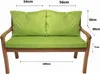 Coussins pour banc de jardin Vert clair, Assise 100x60x7 + Voir les images du produit 3