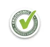 A circular graphic with a green checkmark and text indicating ergonomic benefits. Anteprima dell’immagine prodotto