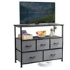 Kommode TV-Schrank mit 5 Schubladen Sideboard Lowboard TV Produktbild-Vorschau 1