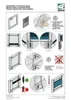 An instructional diagram showing how to install pleated blinds using adhesive plates. Produktbild-Vorschau