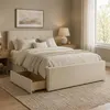 Homestyle4u Polsterbett 140x200 Beige Doppelbett Produktbild-Vorschau 19