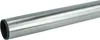 A close-up, straight-on view of a silver vacuum cleaner extension tube with a black inner rim. Produktbild-Vorschau