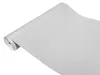A roll of light gray matte self-adhesive PVC foil for furniture decoration. Produktbild-Vorschau