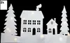 2x LED FENSTERBILDER 3D Fensterdeko beleuchtet Weihnachten Produktbild-Vorschau 1