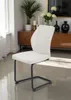 Hela Tische, 4er Set Freischwinger Oslo Bezug Samt Beige, Produktbild-Vorschau 2