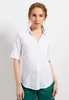 MORE & MORE Baumwolle Stretch Blous 0010 white 44 Produktbild-Vorschau 7