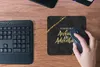 MuchoWow® Mauspad Mousepad Zitate - Abenteuer - Gold - Produktbild-Vorschau 3