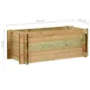 vidaXL Fioriera letto rialzato in legno di pino impregnato Anteprima dell’immagine prodotto 4
