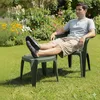 Sgabello da giardino in plastica 38x38 cm - verde - Anteprima dell’immagine prodotto 7