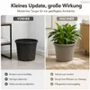 Pflanztopf Fiona Taupe Ø 18cm - Frostsicher & UV-Beständig Produktbild-Vorschau 6