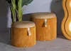 Súprava pufov s úložným priestorom BOLZANO, Ø 38 cm, Ø 32 Náhľad obrázku produktu 2