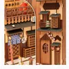 Japonský štýl DIY Book Nook miniatúrny domček 3D puzzle s Náhľad obrázku produktu 6