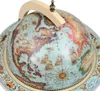 vidaXL Globe Bar s držákem na lahve Eukalyptus Wood Blue Náhled obrázku produktu 4