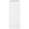 A white rectangular shelf unit is shown from a side angle against a white background. Náhled obrázku produktu