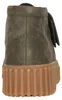 CLARKS Schnürschuhe Torhill Moss Dark Green Nub mit Produktbild-Vorschau 6