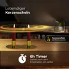 Stabkerzen LED mit Timer ROT 2er indoor mit Timer Funktion Produktbild-Vorschau 2