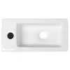 ZOE keramické umývátko 37x18 cm, otvor pro baterii vlevo Náhled obrázku produktu 3