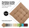 Coussin de chaise Indoor & Outdoor Set de 4 pièces 40x40 cm Voir les images du produit 3