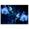 Leinwandbild Blaue Orchideenblüte 60x40 Feeby Blau bild für Produktbild-Vorschau 3