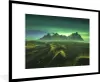 MuchoWow® MuchoWow® Gerahmtes Poster Nordlichter - Berg - Produktbild-Vorschau 1