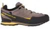 A single La Sportiva Boulder X shoe is shown against a white background. Produktbild-Vorschau