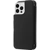 A black phone case is shown against a white background. Produktbild-Vorschau