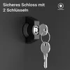 Wiltec Paketkasten schwarz 460 x 450 x 1400 mm, Paketbox Produktbild-Vorschau 5