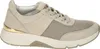 A side view of a beige sneaker with a gold accent on the heel. Anteprima dell’immagine prodotto