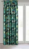 Rideau sur ruban noir Vert 140x270 cm Feuilles botaniques Voir les images du produit 17