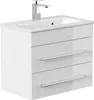 Badmöbel Waschplatz "Portus 600 SlimLine" 60 cm weiß Produktbild-Vorschau 3