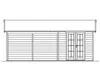 Dřevěný zahradní domek SKAN HOLZ Tilburg přírodní 613 x 380 Náhled obrázku produktu 8