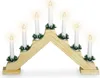 Weihnachtsdekoration LED Kerzenhalter 7 Kerzen natur Produktbild-Vorschau 6