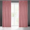 Vorhang MADLEN dunkelrosa 140x300 cm Kräuselband Tunnelzug Produktbild-Vorschau 1