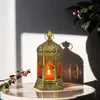 Marrakesch Boho Deko Teelichthalter Windlicht aus Metall & Produktbild-Vorschau 2