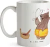 Mr. & Mrs. Panda Tasse Saunameister Herz - Weiß - Geschenk, Produktbild-Vorschau 3