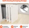 Poubelle coulissante VEVOR (50 Qt x2), double poubelle de Voir les images du produit 6
