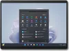 A Microsoft Surface Pro 9 for Business is shown on a desk with the Windows start menu open. Produktbild-Vorschau