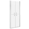 vidaXL Douchedeur Mat veiligheidsglas, 101x190 cm Productafbeelding-voorbeeld 1
