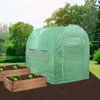 Polytunnel mit Folie und Regale Gewächshaus Treibhaus Produktbild-Vorschau 3