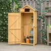 Outsunny Armoire de jardin extérieur abri de jardin en bois Voir les images du produit 7