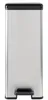 DECO SLIM BIN Abfalleimer 40L mit Fußpedal silber metallic Produktbild-Vorschau 3