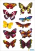 HERMA 3349 10x Sticker DECOR Schmetterlinge, beglimmert Produktbild-Vorschau 3