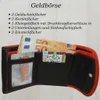Portemonnaie kleine handliche echt Leder Geldbörse mit RFID Produktbild-Vorschau 2