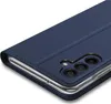 A close-up view of a blue phone case with a camera cutout. Produktbild-Vorschau