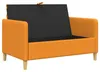 Canapé vidaXL avec rangement, jaune foncé, 122 x 78 x 87 Voir les images du produit 3