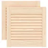 vidaXL Schranktüren Lamellen-Design 2 Stk. 39,5x39,4cm Produktbild-Vorschau 1