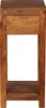 A close-up view of a wooden side table against a white background. Náhled obrázku produktu