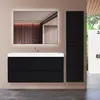 LOMAZOO Hochschrank - Matt Schwarz - 35x27x140cm Produktbild-Vorschau 4