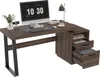 Nowoczesne biurko Sweiko 135 x 54 cm w minimalistycznym Podgląd zdjęcia produktu 15